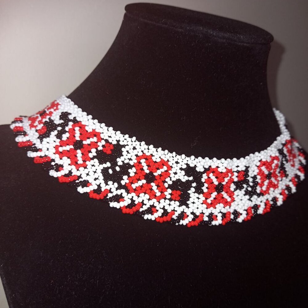 ✨ Handmade Sylianka Necklace • Donetsk Region Design • Metal-Free ✨